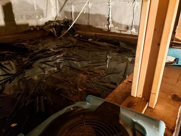 Crawlspace Water Cleanup in Hudsonville
